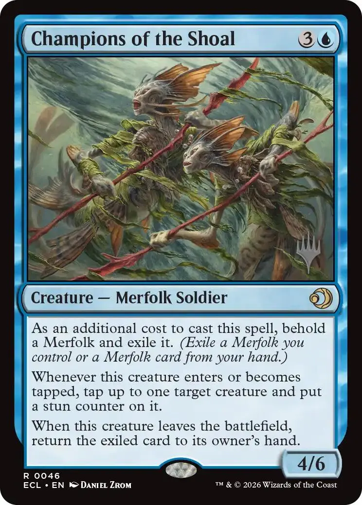 Champions Of The Shoal [Lorwyn Eclipsed Promos] 1