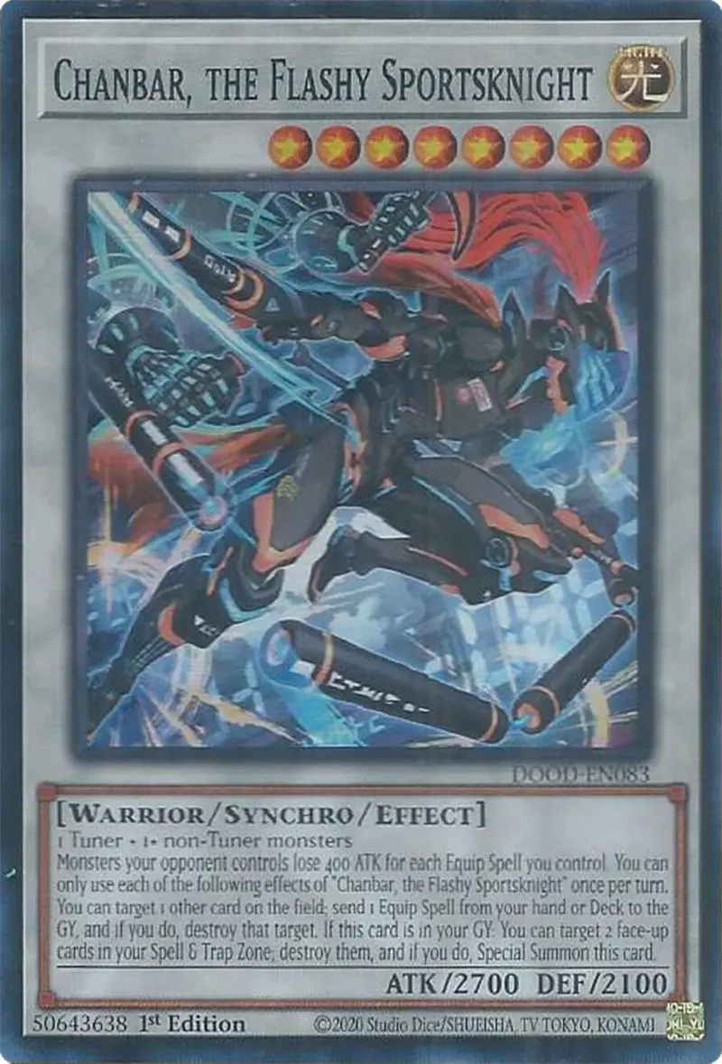 Chanbar, The Flashy Sportsknight [Dood-En083] Super Rare 1