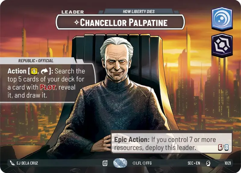 Chancellor Palpatine - How Liberty Dies (Showcase) (1021) (1021) [Secrets Of Power] 1