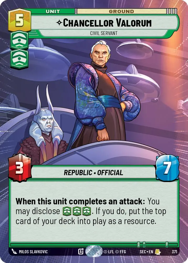 Chancellor Valorum - Civil Servant (Hyperspace) (371) (371) [Secrets Of Power] 1