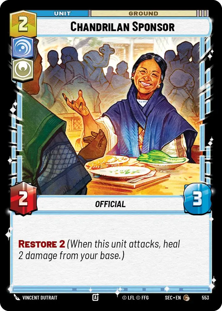 Chandrilan Sponsor (553) (Foil) (553) [Secrets Of Power] 1
