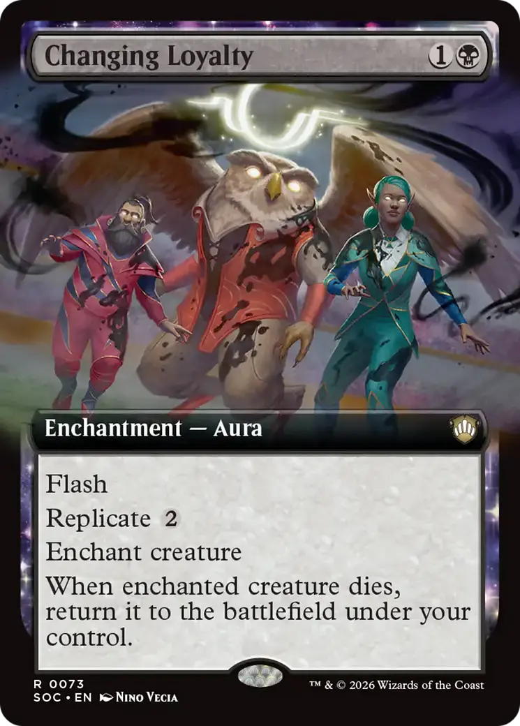 Changing Loyalty (Extended Art) [Secrets Of Strixhaven Commander] 1