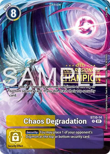 Chaos Degradation [St10-14] (Regionals 25-26 Season 2 Champion) [Starter Deck: Parallel World Tactician] 1