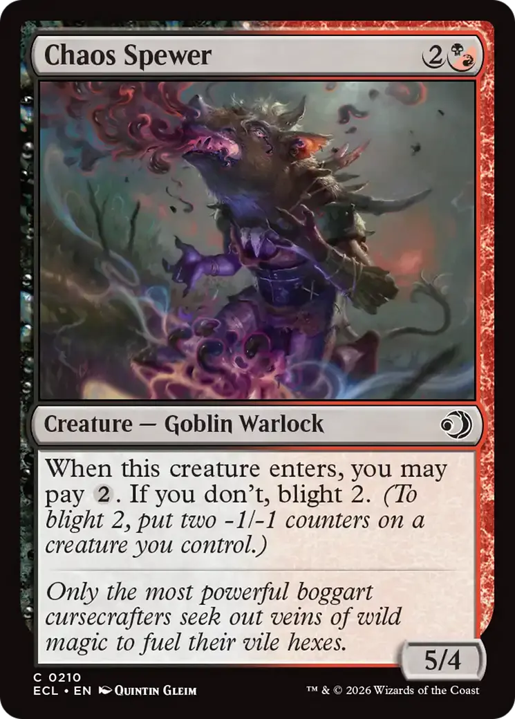 Chaos Spewer [Lorwyn Eclipsed] 1