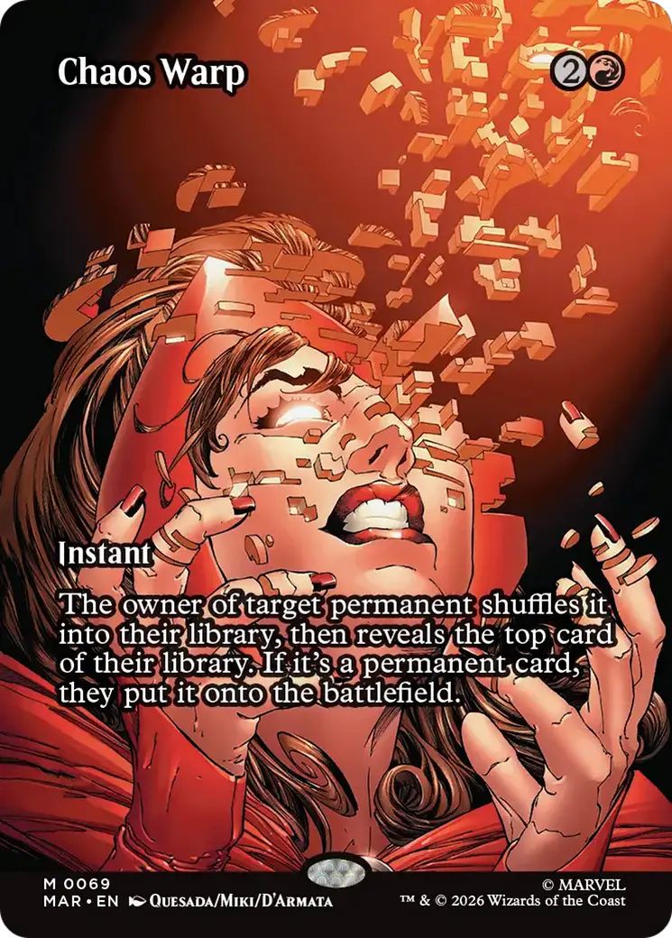 Chaos Warp (Borderless) [Marvel Universe: Eternal-Legal] 1