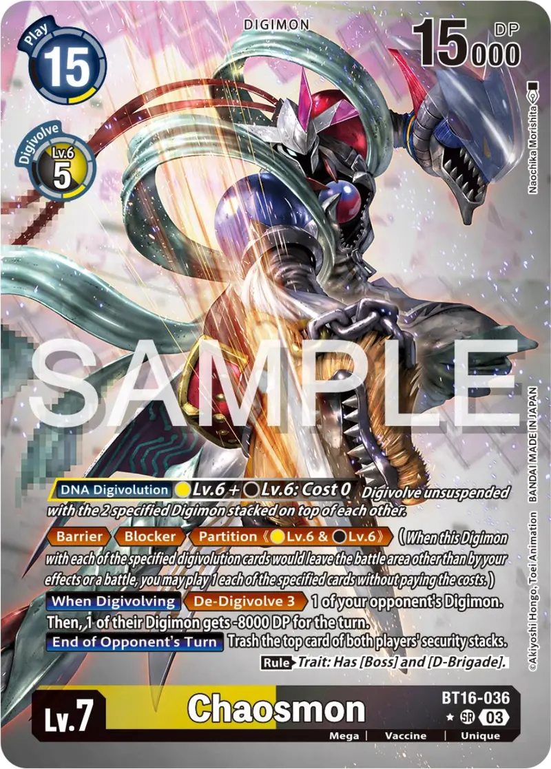 Chaosmon [Bt16-036] (Alternate Art) [Beginning Observer] 1