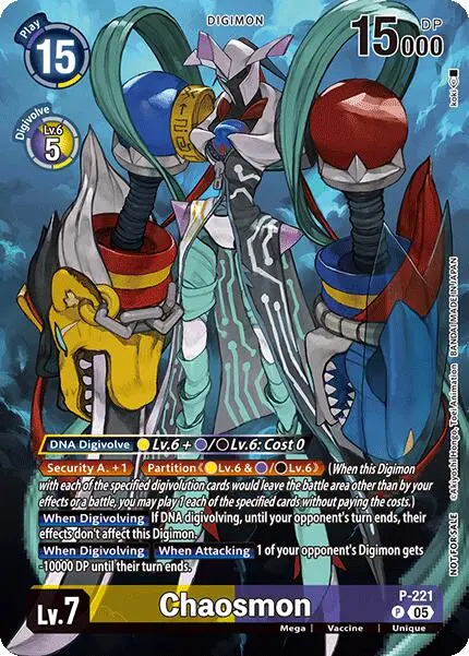 Chaosmon [P-221] (Time Stranger Box Topper) [Time Stranger] 1