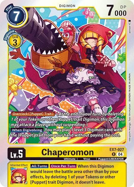 Chaperomon [Ex7-027] [Digimon Liberator] 1