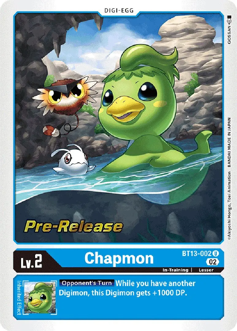 Chapmon [Bt13-002] [Versus Royal Knights Booster Pre-Release Cards] 1