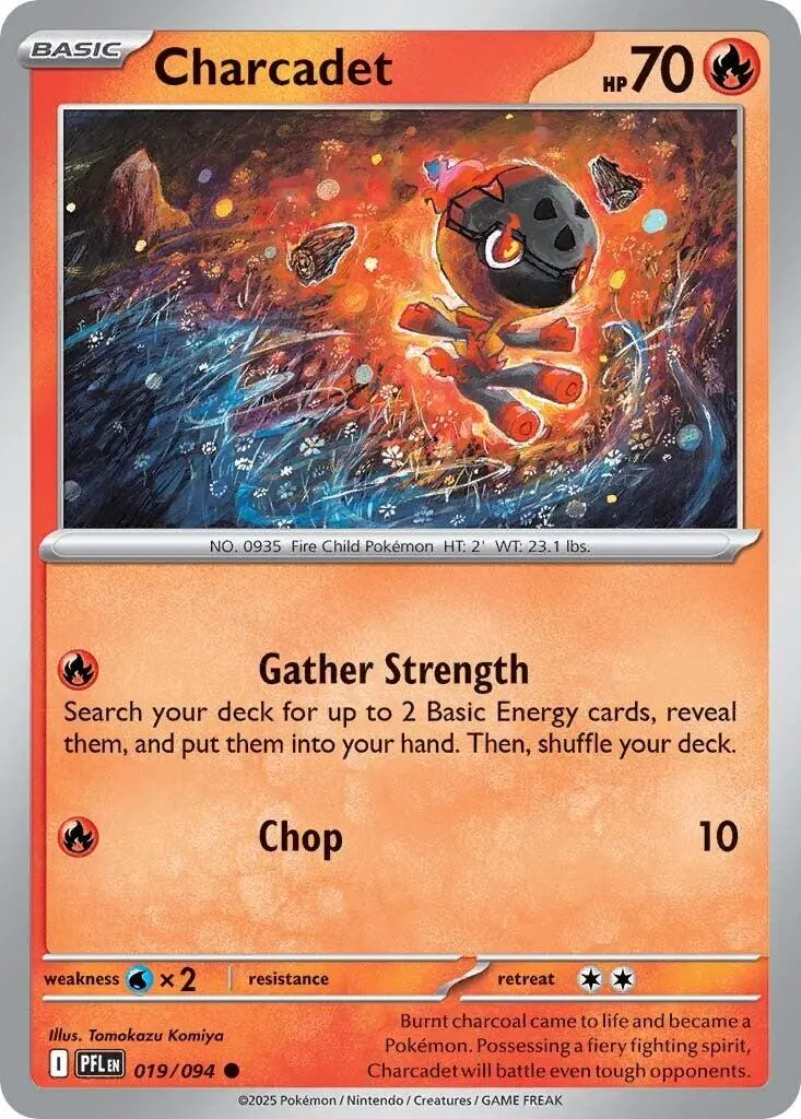 Charcadet (019/094) [Mega Evolution: Phantasmal Flames] 1