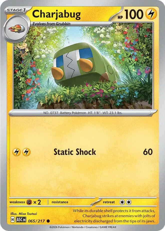 Charjabug (065/217) [Mega Evolution: Ascended Heroes] 1