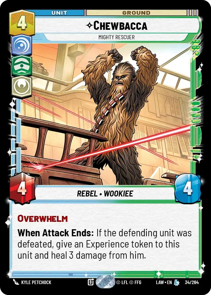 Chewbacca - Mighty Rescuer (34/264) (34/264) [A Lawless Time] 1