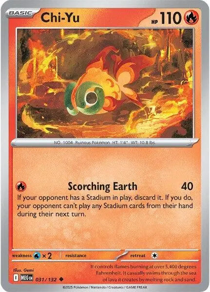 Chi-Yu (031/132) [Mega Evolution: Base Set] 1