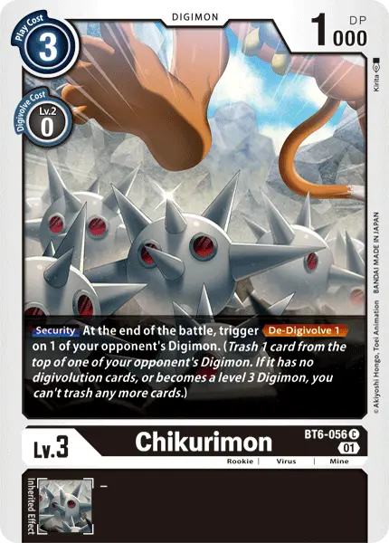Chikurimon [Bt6-056] [Double Diamond] 1