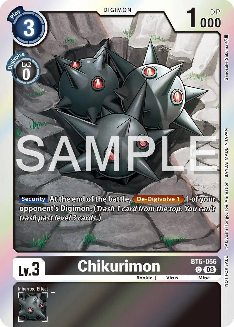 Chikurimon [Bt6-056] (Official Tournament Vol.13 Winner Pack) [Double Diamond Promos] 1
