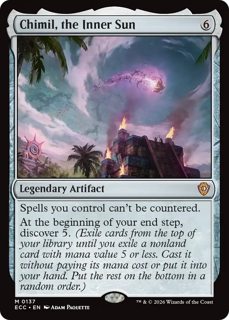Chimil, The Inner Sun [Lorwyn Eclipsed Commander] 1