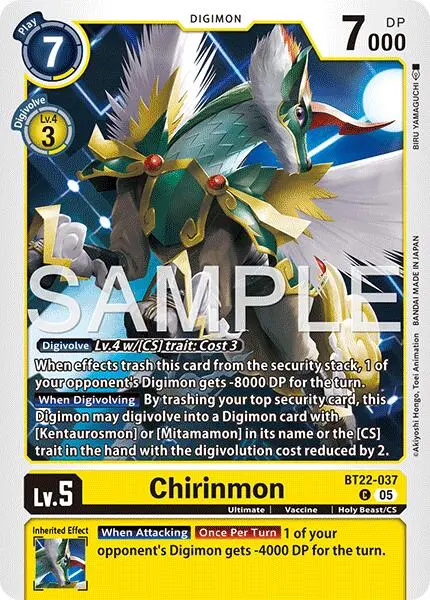 Chirinmon [Bt22-037] [Cyber Eden] 1