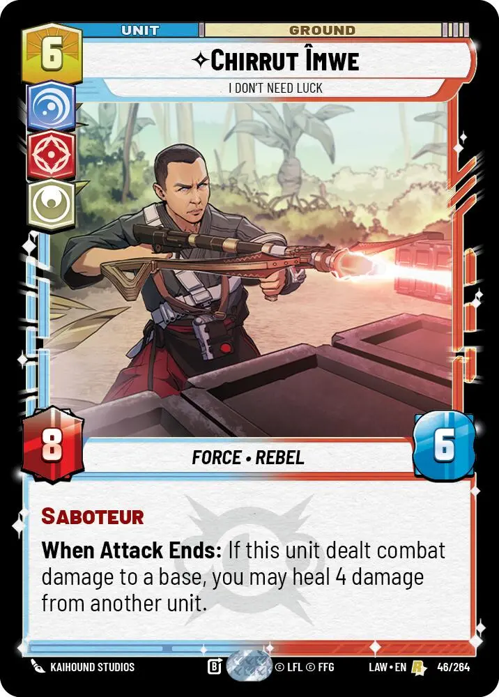 Chirrut Imwe - I Don't Need Luck (46/264) (46/264) [A Lawless Time] 1