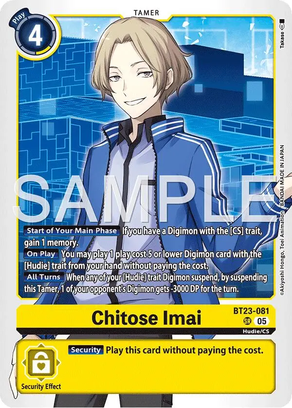 Chitose Imai [Bt23-081] [Hackers' Slumber] 1