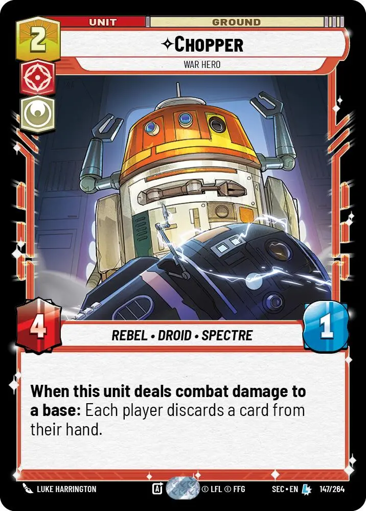 Chopper - War Hero (147/264) (147/264) [Secrets Of Power] 1