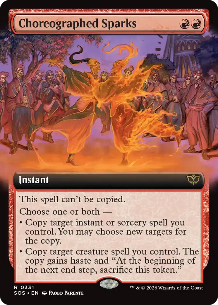 Choreographed Sparks (Extended Art) [Secrets Of Strixhaven] 1