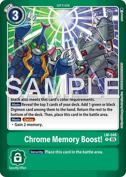 Chrome Memory Boost! [Lm-048] (Limited Card Pack -Billion Bullet-) [Limited Card Pack -Billion Bullet-] 1