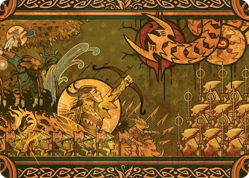 Chronicle Of Victory Art Card (Gold-Stamped Signature) [Lorwyn Eclipsed Art Series] 1