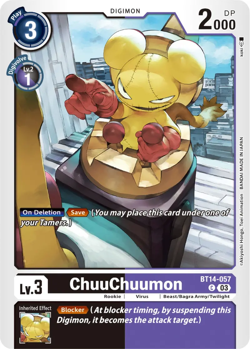 Chuuchuumon [Bt14-057] [Blast Ace] 1