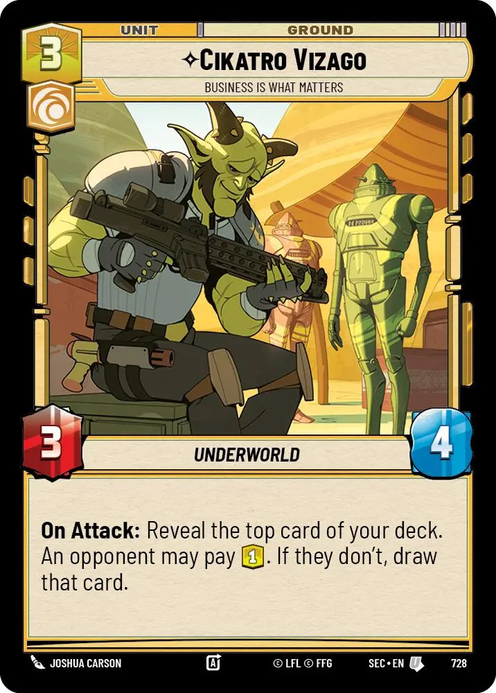 Cikatro Vizago - Business Is What Matters (Foil) (728) (728) [Secrets Of Power] 1