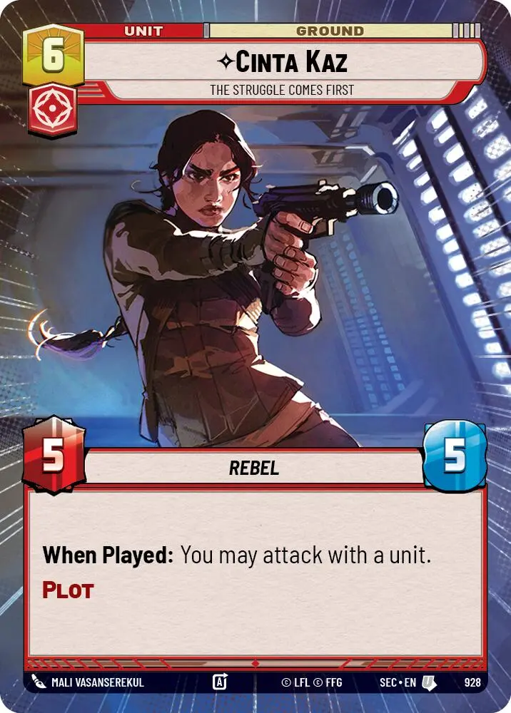 Cinta Kaz - The Struggle Comes First (Hyperspace Foil) (928) (928) [Secrets Of Power] 1