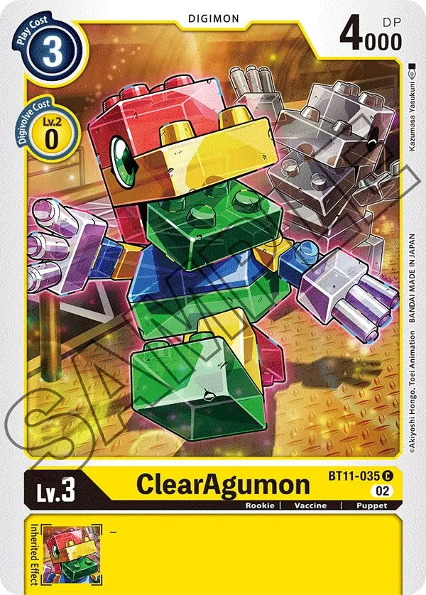 Clearagumon [Bt11-035] [Dimensional Phase] 1