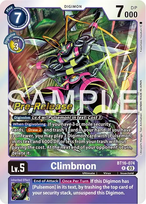 Climbmon [Bt16-074] [Beginning Observer Pre-Release Promos] 1