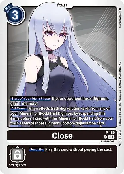 Close [P-169] (Store Tournament 2025 Vo.1 Participation Pack) [Promotional Cards] 1