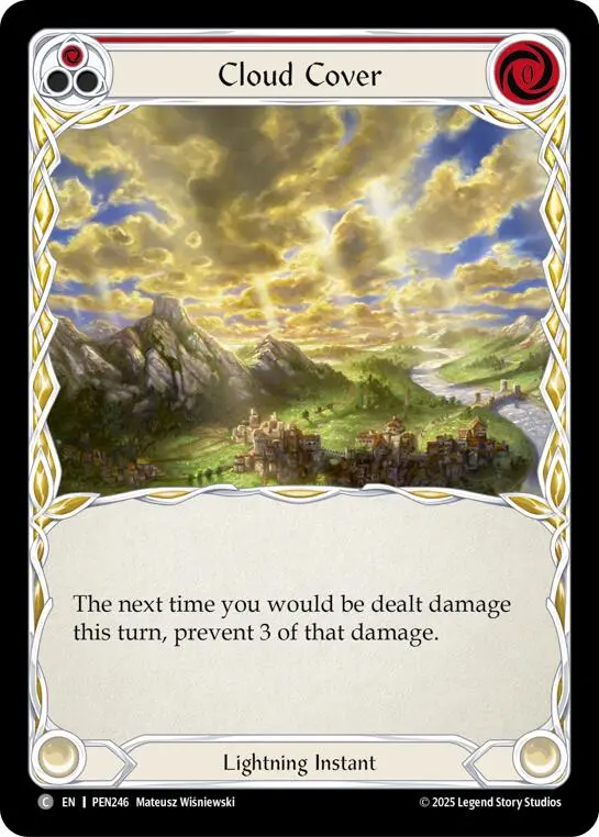 Cloud Cover (Red) (Regular) [Pen246] (Compendium Of Rathe) 1