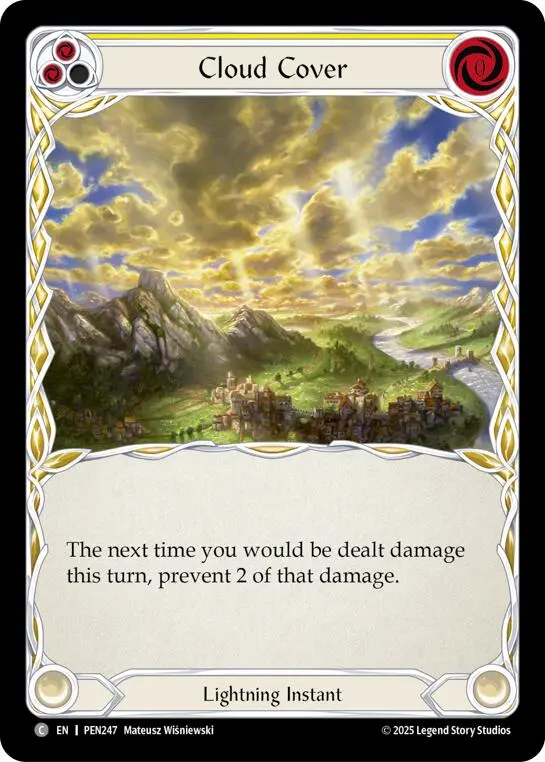 Cloud Cover (Yellow) (Regular) [Pen247] (Compendium Of Rathe) 1