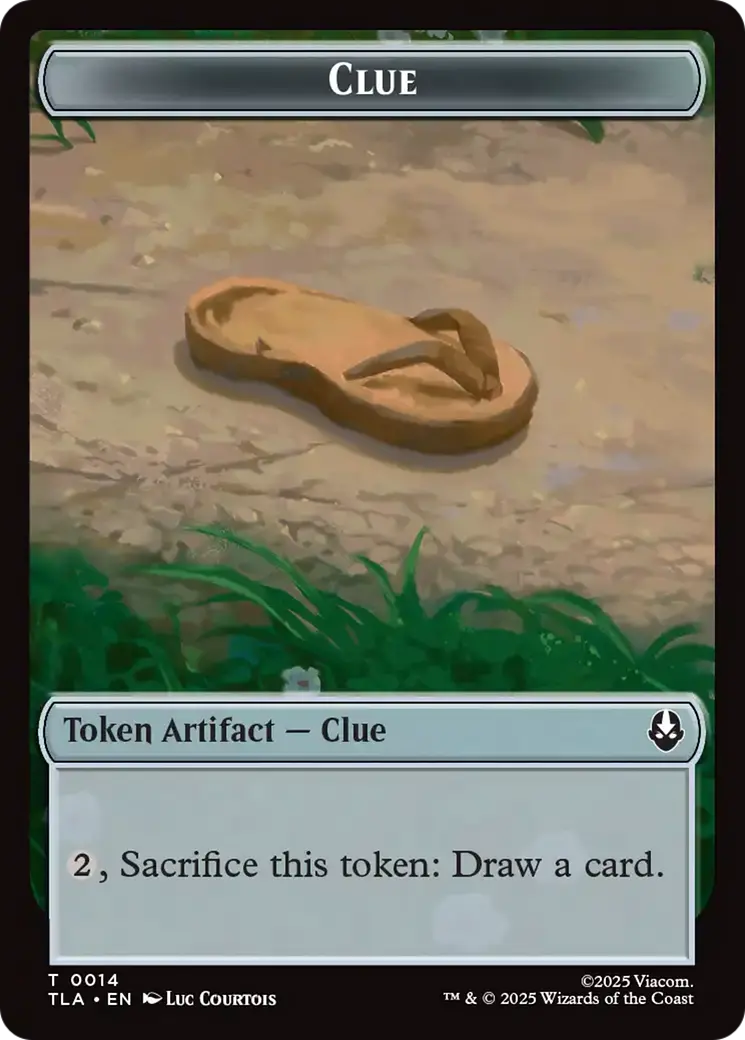 Clue (0014) // Copy (0002) Double-Sided Token [Avatar: The Last Airbender Tokens] 1