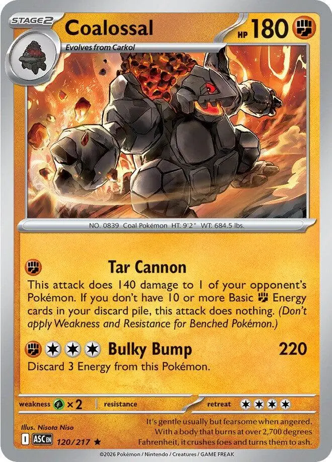 Coalossal (120/217) [Mega Evolution: Ascended Heroes] 1
