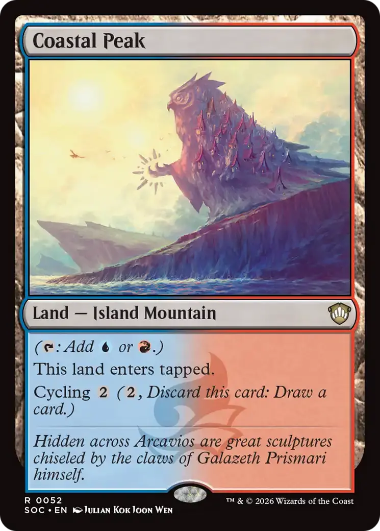 Coastal Peak [Secrets Of Strixhaven Commander] 1