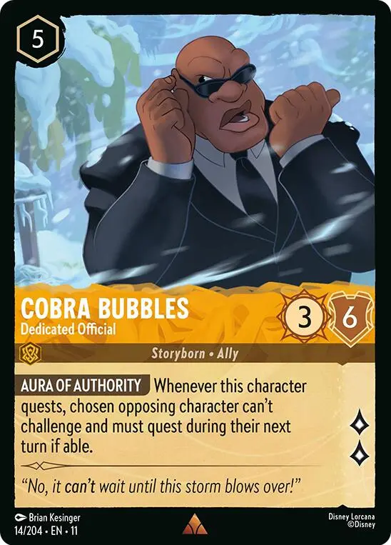 Cobra Bubbles - Dedicated Official (14/204) [Winterspell] 1