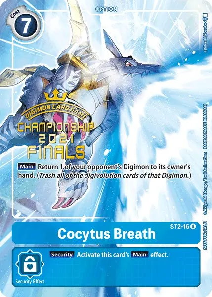 Cocytus Breath [St2-16] (2021 Championship Finals Tamer's Evolution Pack) [Starter Deck: Cocytus Blue Promos] 1