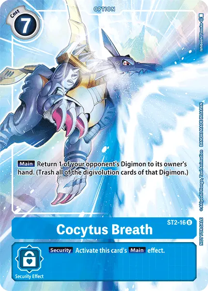Cocytus Breath [St2-16] (Tamer's Evolution Box) [Starter Deck: Cocytus Blue Promos] 1
