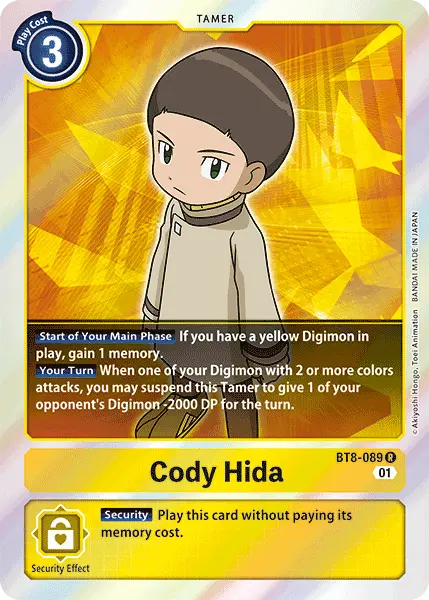 Cody Hida [Bt8-089] [New Awakening] 1