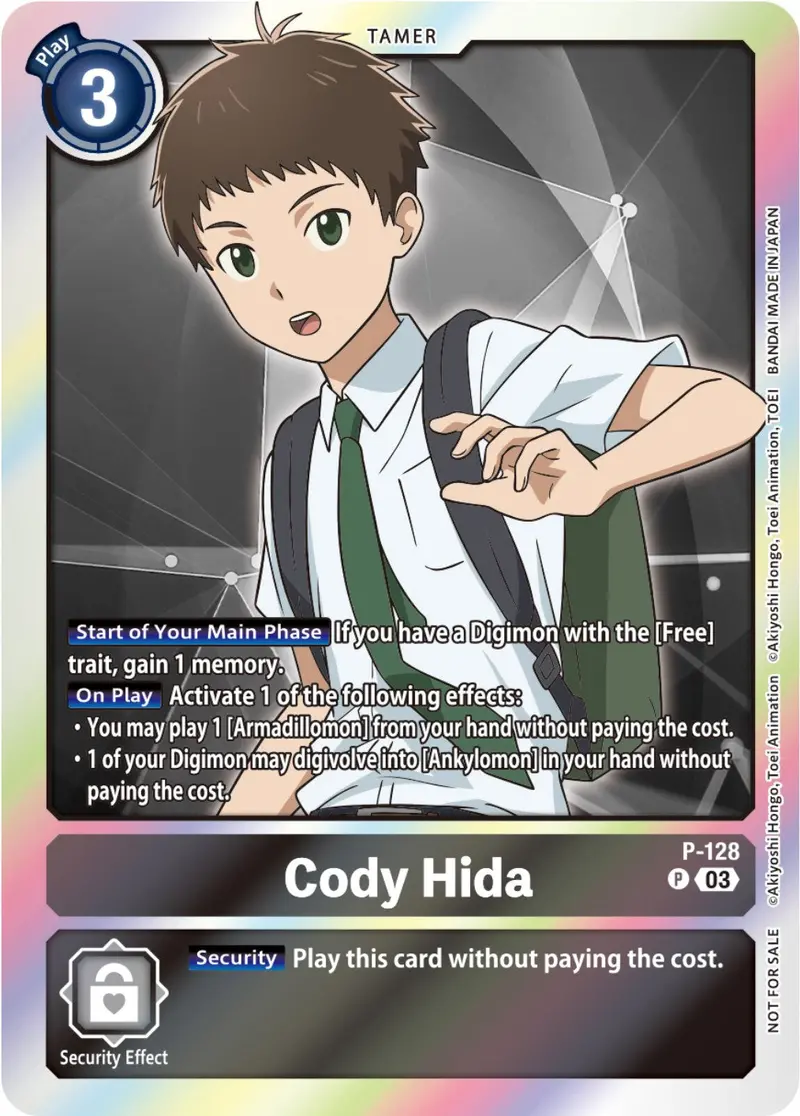 Cody Hida [P-128] (Tamer Party Pack -The Beginning- Ver. 2.0) [Promotional Cards] 1