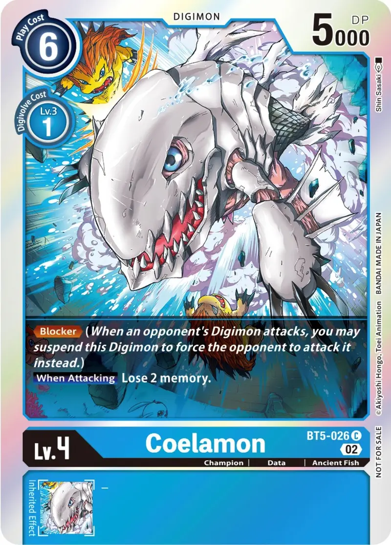Coelamon [Bt5-026] (Official Tournament Pack Vol. 7) [Battle Of Omni Promos] 1