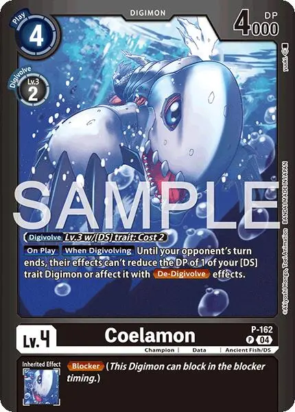 Coelamon [P-162] (Limited Card Pack -Billion Bullet-) [Limited Card Pack -Billion Bullet-] 1