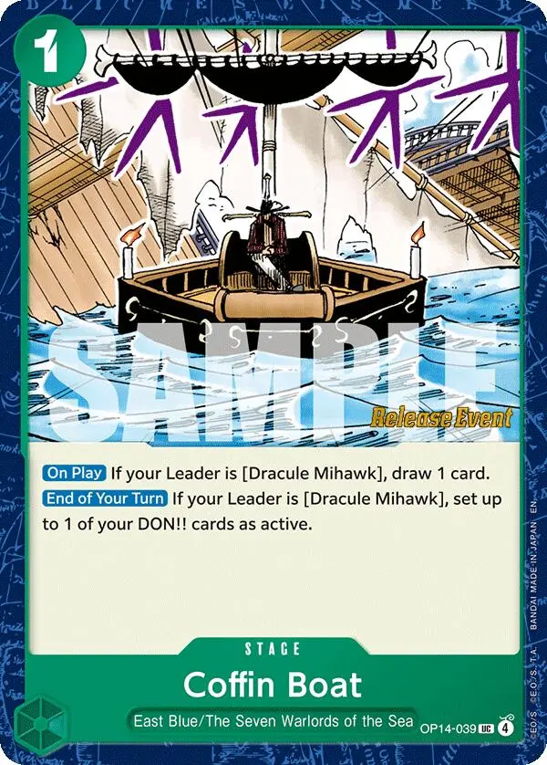 Coffin Boat [The Azure Sea's Seven Release Event Cards] 1