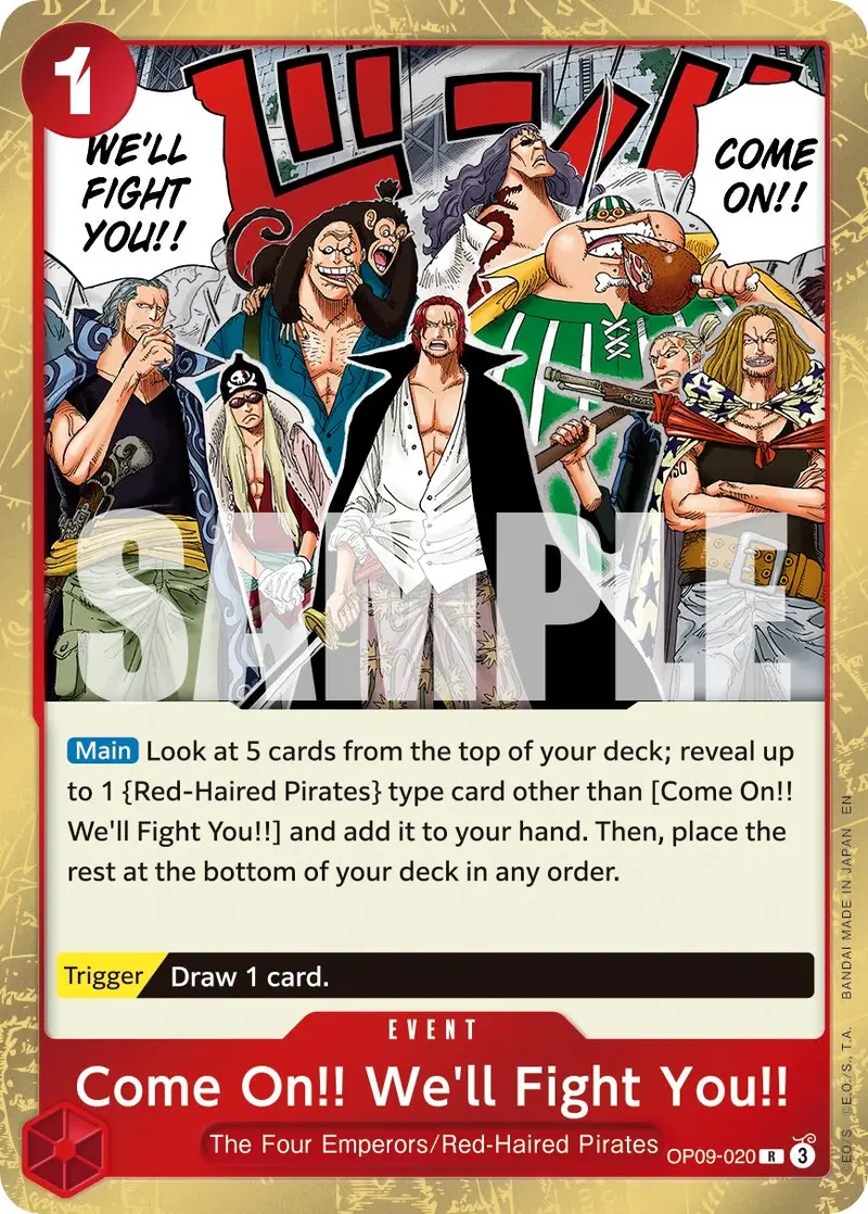 Come On!! We'll Fight You!! (Reprint) [Premium Booster -The Best- Vol. 2] 1