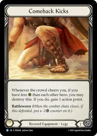 Comeback Kicks [Pen288] (Compendium Of Rathe)  Cold Foil 1
