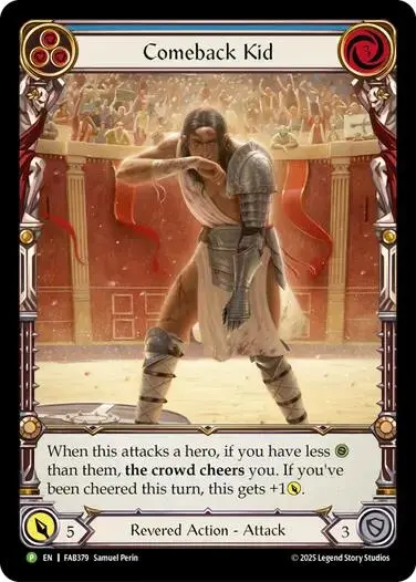 Comeback Kid (Blue) [Fab379] (Promo)  Rainbow Foil 1