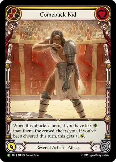 Comeback Kid (Yellow) [Fab378] (Promo)  Rainbow Foil 1